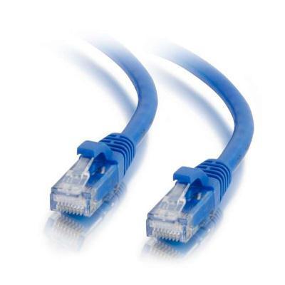 25" cat6a snglss blue