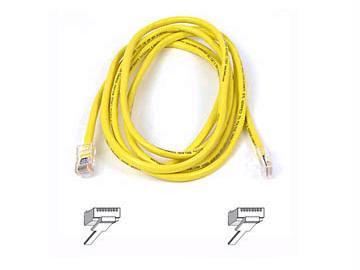 Network cable - rj-45 (m) - rj-45 (m) - 12 ft - ( cat 5e ) - yellow