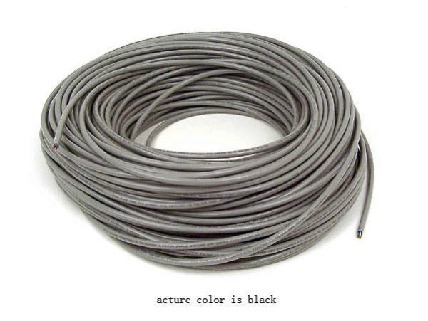 Network cable - bare wire - bare wire - 1000 ft - utp - ( cat 5e ) - black