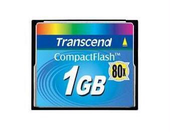 Transcend 1gb compact flash card