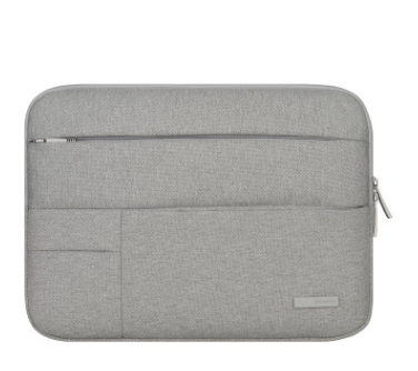 Color: Light Gray03, Size: 15.6 inches - Laptop bag multifunction laptop bag tablet bag