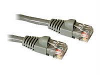 7ft cat5e snagless unshielded (utp) ethernet network patch cable - gray