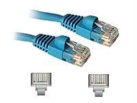 1ft cat5e snagless unshielded (utp) ethernet network patch cable - blue