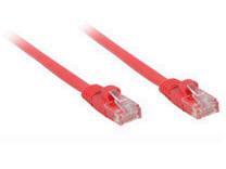 5ft cat5e snagless unshielded (utp) ethernet network patch cable - red