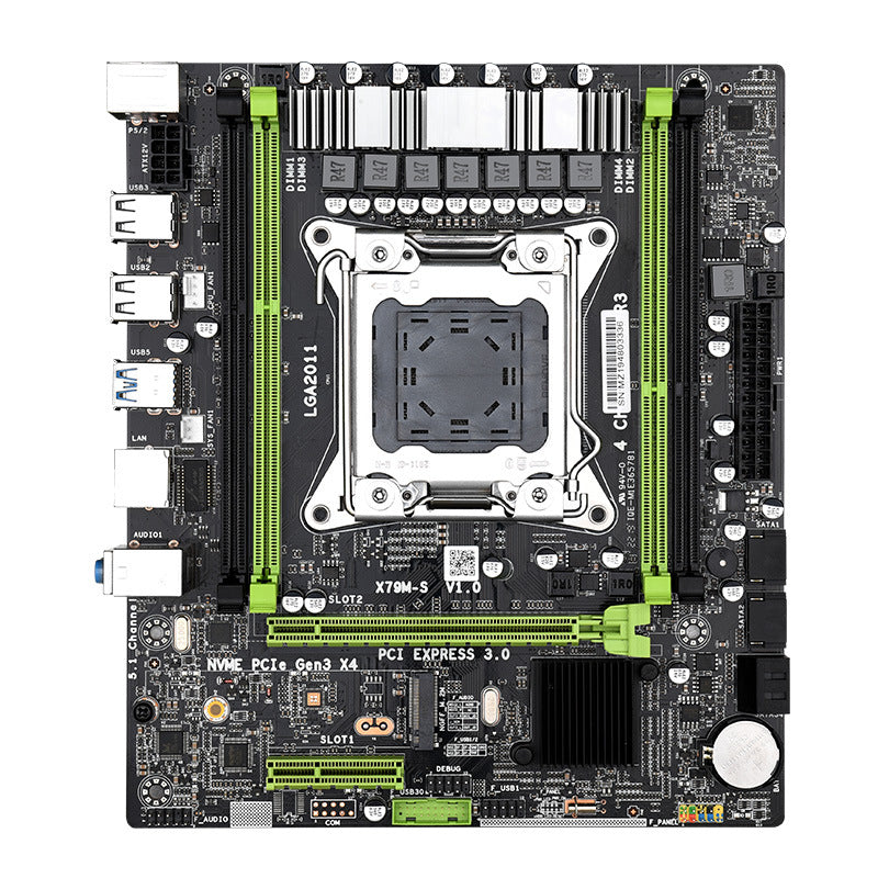 The new X79 computer motherboard 2011 pin supports Zhiqiang E5