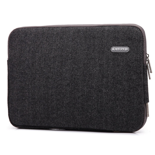 Color: Black, Size: 17 inches - Compatible with Apple , Kayond Herringbone Liner Bag For Apple Lenovo Asus 11 13.3 Inch 14 15.6 Inch 17 Inch Notebook Bag