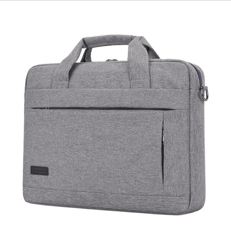 Color: Dark Grey, Size: 13in - Shockproof One-Shoulder Laptop Bag