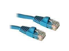 50ft cat5e snagless unshielded (utp) ethernet network patch cable - blue