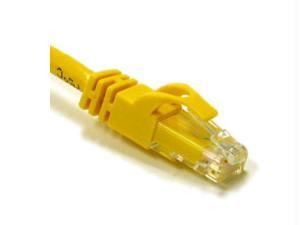 1ft cat6 snagless unshielded (utp) ethernet network patch cable - yellow