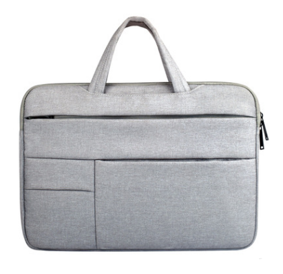 Color: Light Gray01, Size: 12 inches - Laptop bag multifunction laptop bag tablet bag