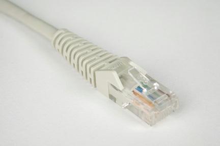 100ft cat5e cat5 snagless molded patch cable rj45 m/m gray 100ft