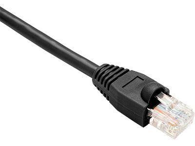 Unirise 7ft cat6 snagless unshielded (utp) ethernet network patch cable black -