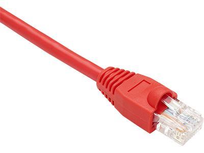 Unirise 5ft cat6 snagless unshielded (utp) ethernet network patch cable red - 5