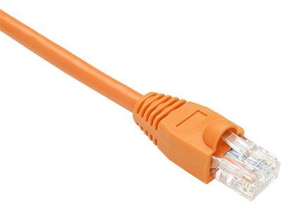 Unirise 2ft cat6 snagless unshielded (utp) ethernet network patch cable orange -