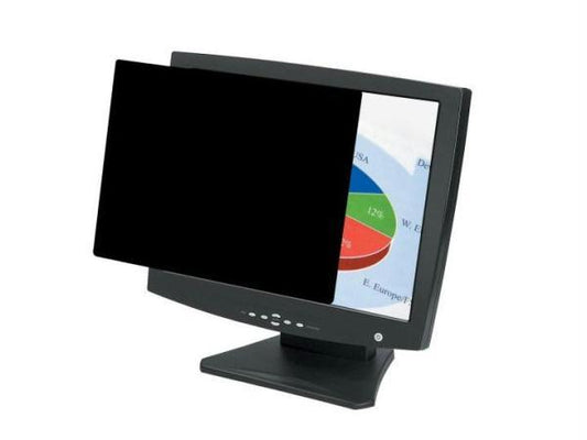 Fellowes laptop/flat panel privacy filter with black-out technology darkens scre