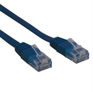 25ft cat6 molded flat patch cable blue