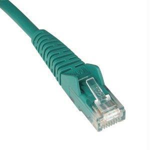 14ft cat5e / cat5 snagless molded patch cable rj45 m/m green 14ft