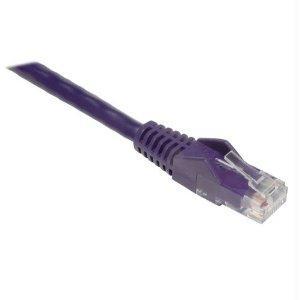 10ft cat6 gigabit snagless molded patch cable rj45 m/m purple