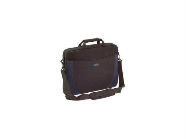 Carrying case - for laptop - neoprene - shoulder strap - blue; black