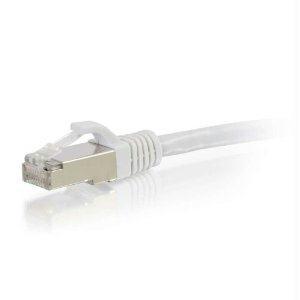 C2g 6ft cat6 snagless shielded (stp) network patch cable - white