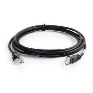 1ft cat6 snagless unshielded (utp) slim ethernet network patch cable - black