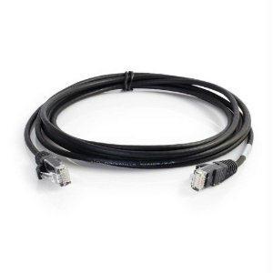 3ft cat6 snagless unshielded (utp) slim ethernet network patch cable - black