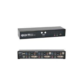 2-port dvi dual-link / usb kvm switch w/ audio & cables