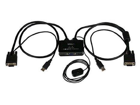 Control two vga, usb-equipped pcs with a single monitor, keyboard, and mouse per