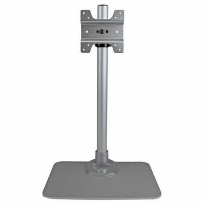 Mount your monitor on a desk stand,with tilt,pivot and height adjustments - work