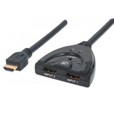 2-port hdmi switch w/cable