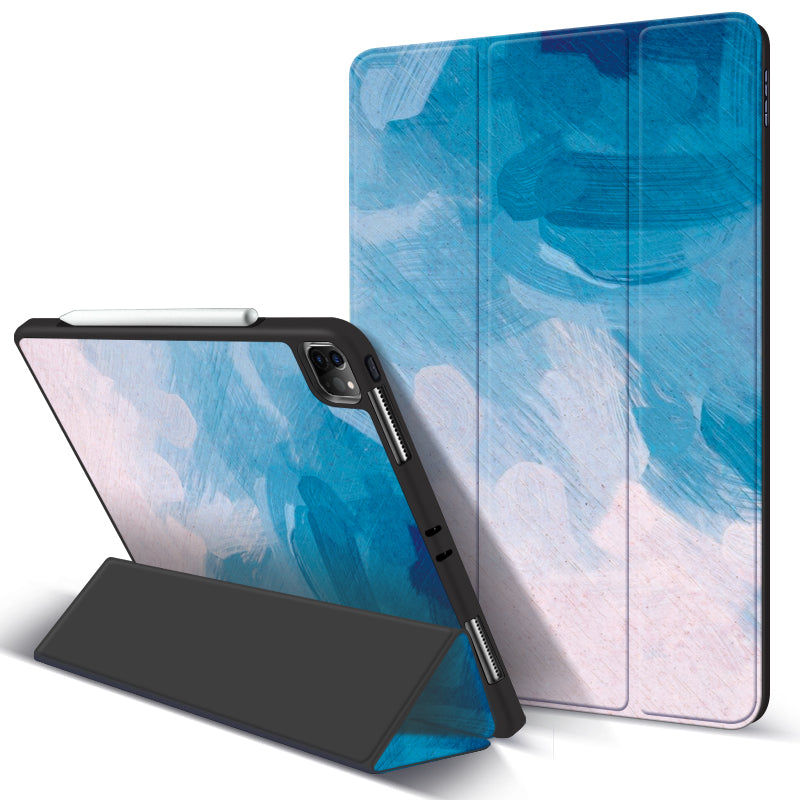 Color: Blue, Style: 2019 10.2inch - Compatible with Apple, Compatible with Apple , Ipadpro tablet anti-drop protective cover