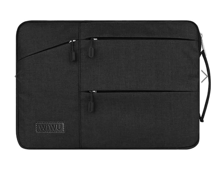 Color: Black, Size: 12 inch - Shockproof portable laptop case