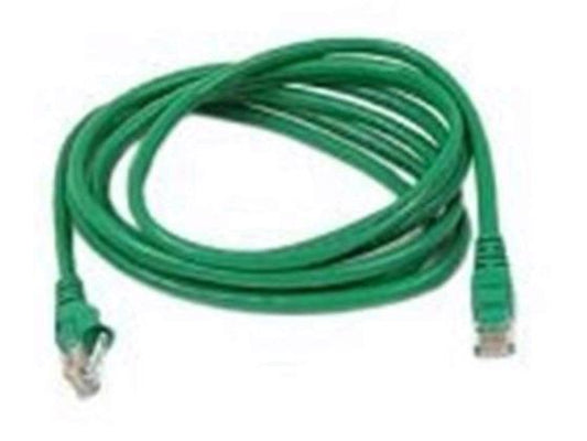 25ft cat6 snagless patch cable, utp, green pvc jacket, 23awg, 50 micron, gold pl