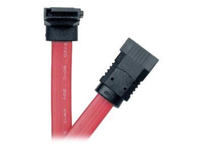 19in serial ata sata right angle signal cable 7pin / 7pin-up m/m 19inch