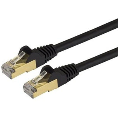 12ft Black Cat6a STP Cable