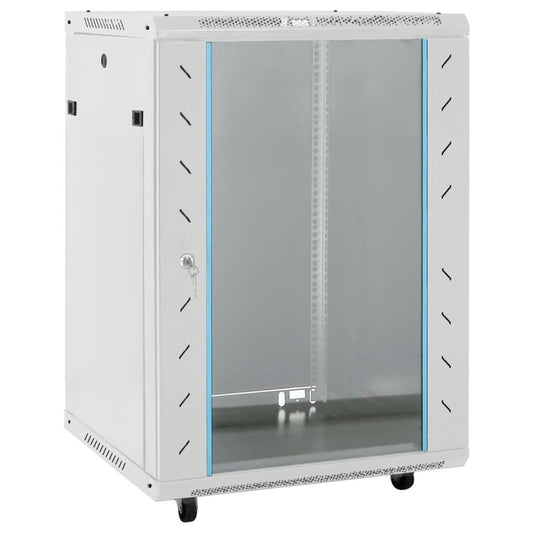 15U Network Cabinet with Swivel Feet 19" IP20 20.9"x15.7"x31.5"