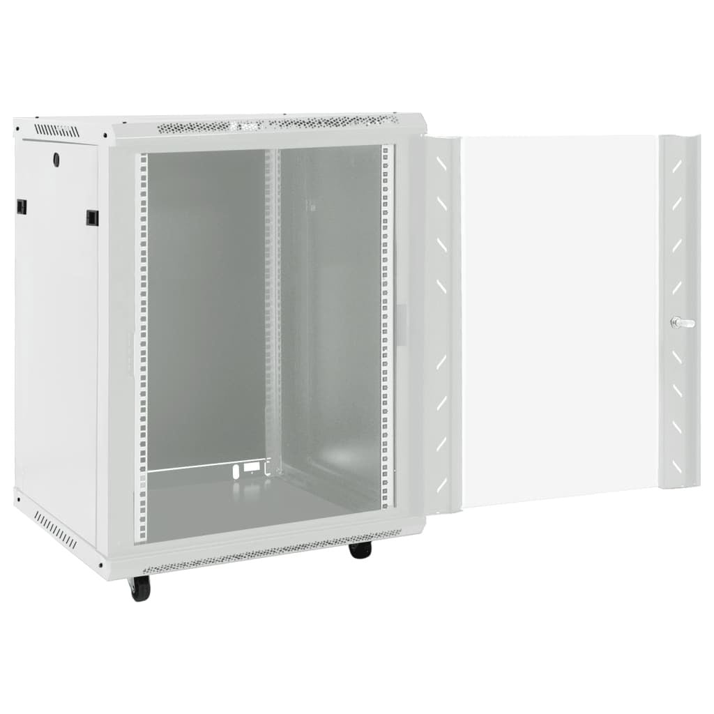 15U Network Cabinet with Swivel Feet 19" IP20 20.9"x15.7"x31.5"