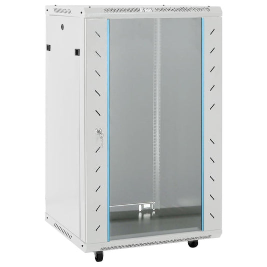 18U Network Cabinet 19" IP20 Gray 23.6"x23.6"x39.4"