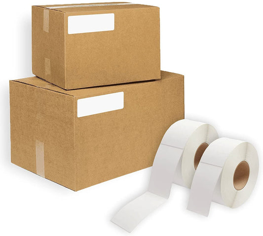 21600 Pack Direct Thermal Labels 3" x 1" 1 Core. Self-Adhesive Rolls. Mailing Postage. Printing Paper. Blank for Shipping; barcoding