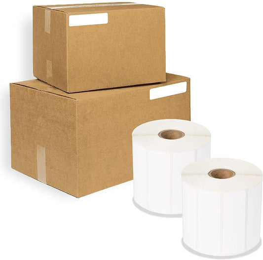 26640 Pack Direct Thermal Labels 2.25" x 1.25" 1 Core. Self-Adhesive Rolls. Mailing Postage. Printing Paper. Blank for Shipping; barcoding