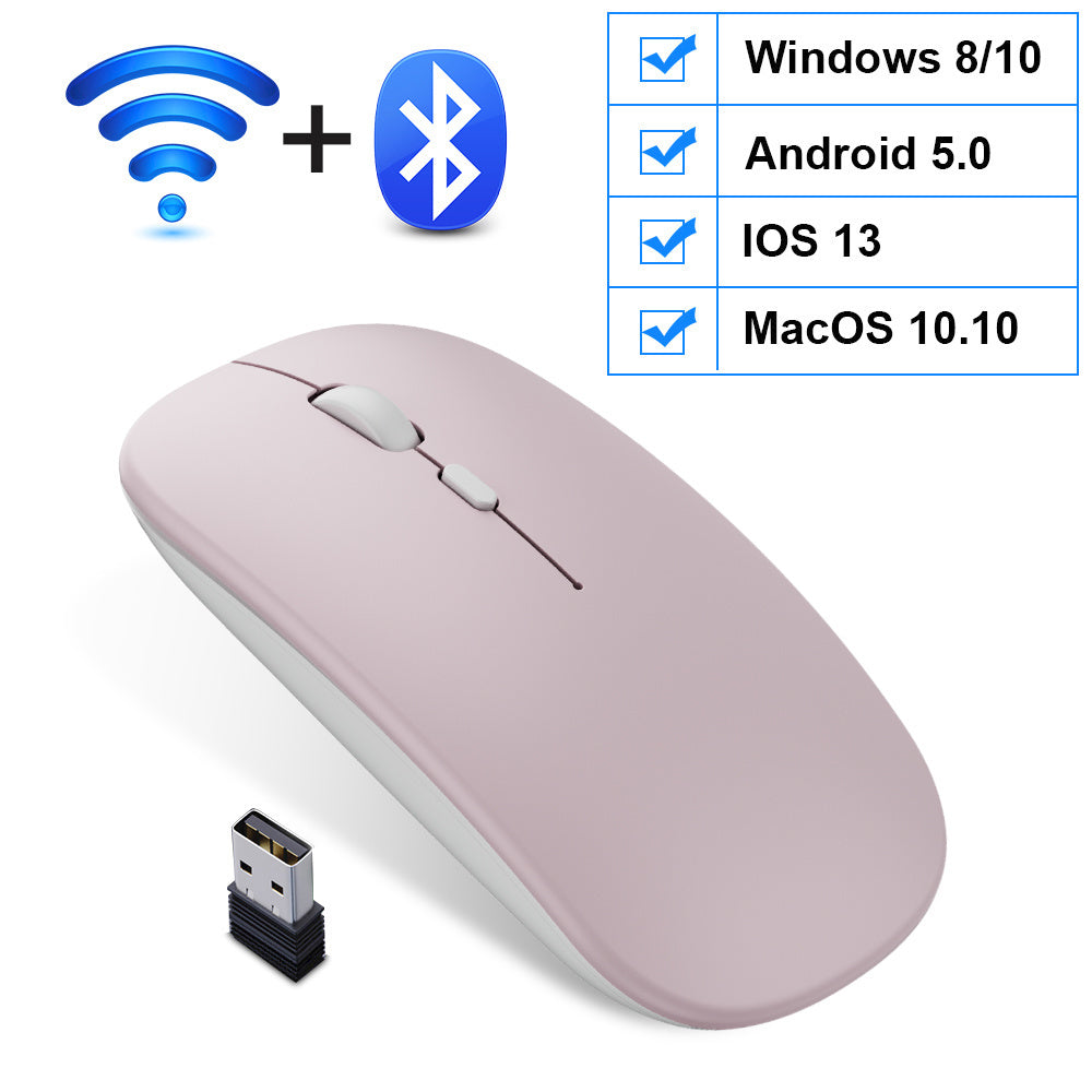 Wireless Mouse Bluetooth Rechargeable Mouse Wireless Computer Silent Mause Ergonomic Mini Mouse USB Optical Mice For PC laptop