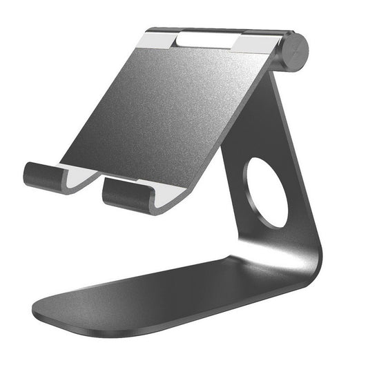 270 Rotatable Foldable Aluminum Alloy Desktop Holder Tablet Stand for Samsung Galaxy Tab Pro S iPad Pro10.5 9.7" 12.9'' iPad Air Surface Pro 4 Kiosk POS Stand gray