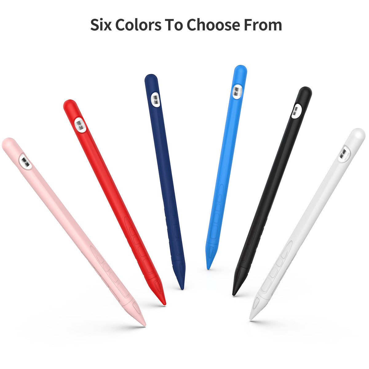 for Apple Pencil 1 Tablet Touch Stylus Pen Protective Cover Portable Soft Silicone Pencil Cap red