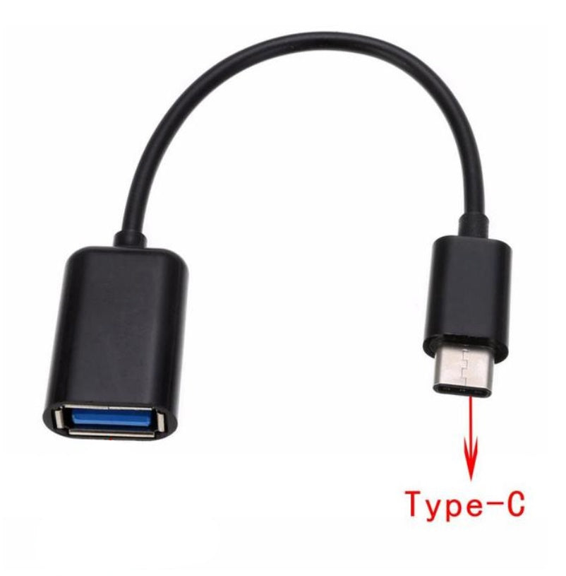 Type-C To OTG Adapter Cable Mouse Keyboard OTG Adapter Usb Adapter Converters Black