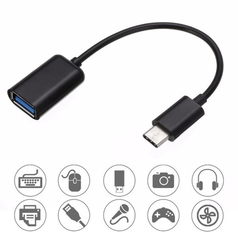 Type-C To OTG Adapter Cable Mouse Keyboard OTG Adapter Usb Adapter Converters Black