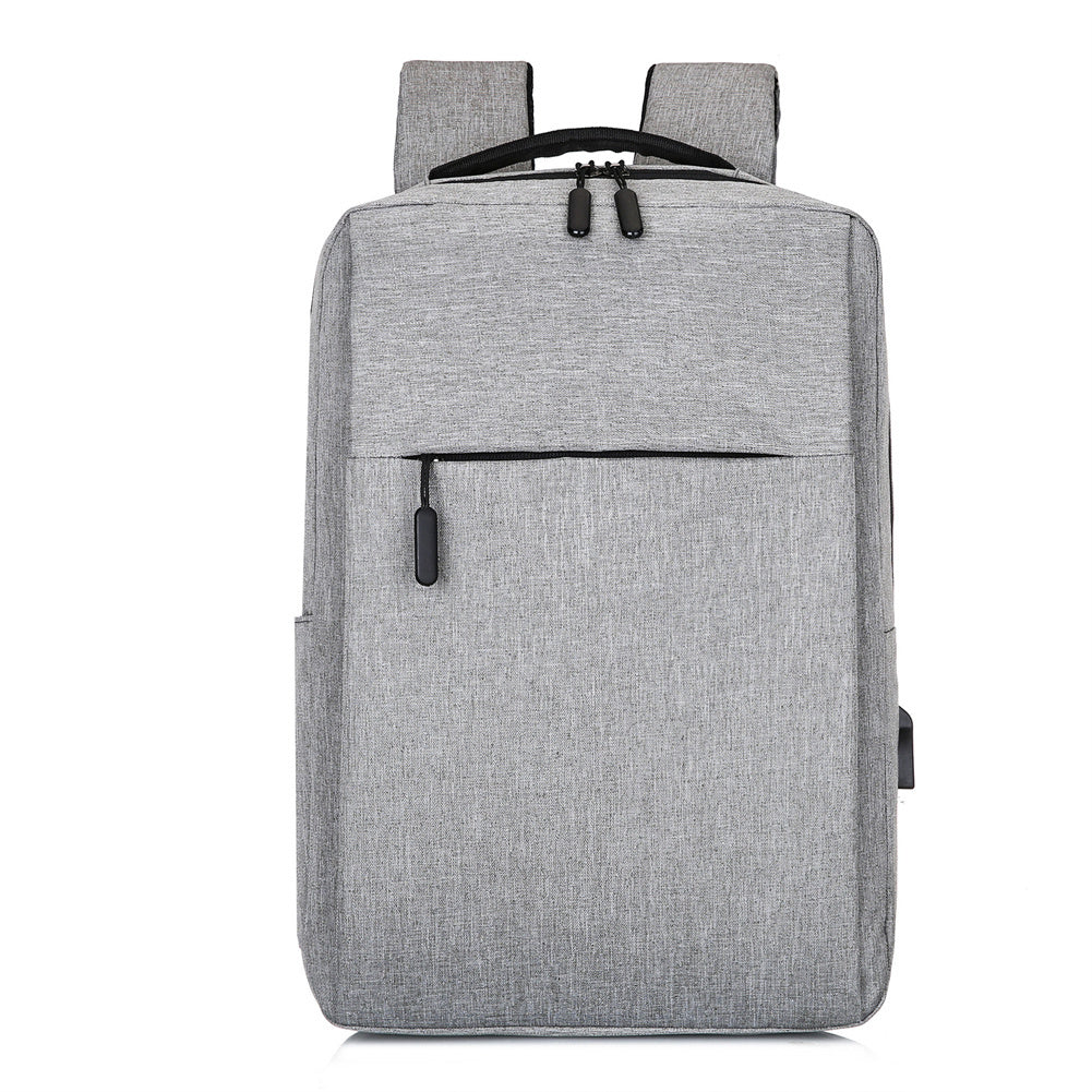 15.6 Inch Men Women Waterproof Laptop  Backpack Multifunctional Large Capacity Usb Charging Case Laptop Bag For Work Travel grey