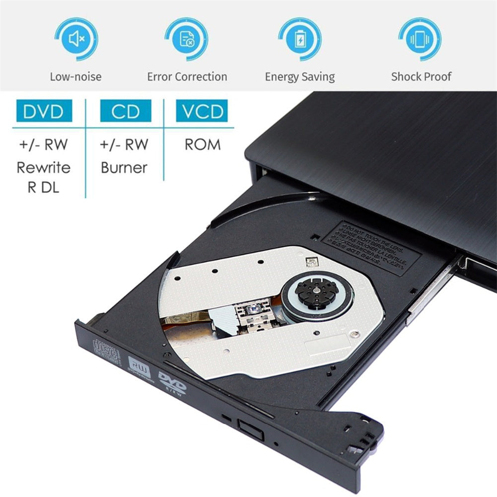 Usb 3.0 High-speed Mobile  External  DL  DVD-RW  Cd Writer Ultra-slim Portable Optical Drive USB3.0