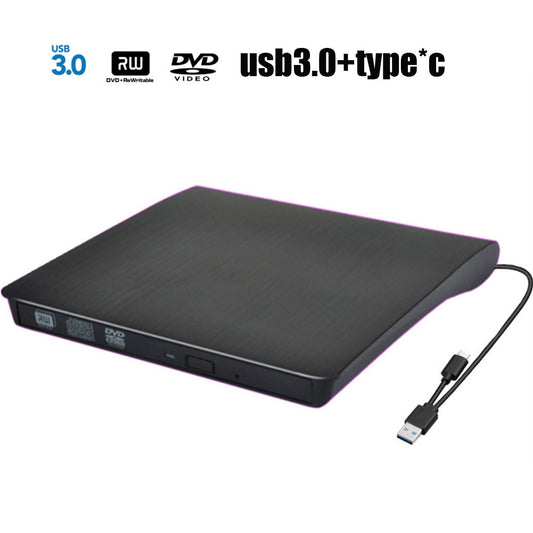 Usb 3.0 High-speed Mobile  External  DL  DVD-RW  Cd Writer Ultra-slim Portable Optical Drive USB3.0+type x C