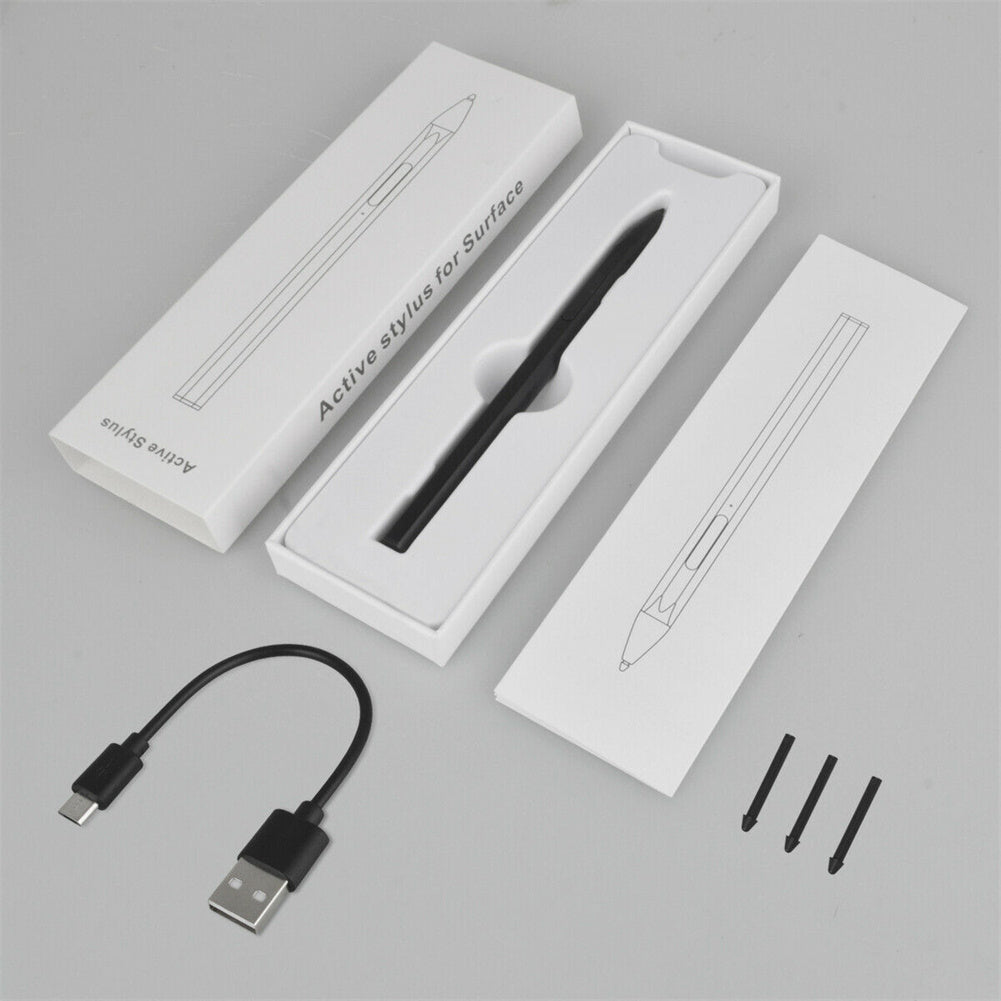 4096 Level Pressure Stylus Magnetic Pen Compatible for Surface Pro 3/4/5/6/7 Pro X Tablet Black