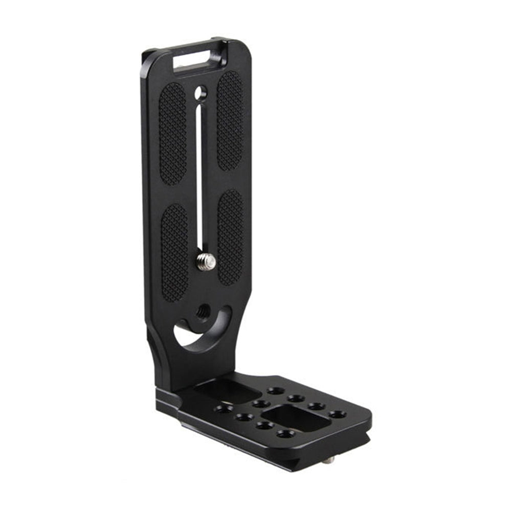 Universal L-shaped Bracket Shooting Quick Release Plate Stabilizer Tripod Stand Accessories For Dslr Point Camera 3rd Generation BL-132C Black